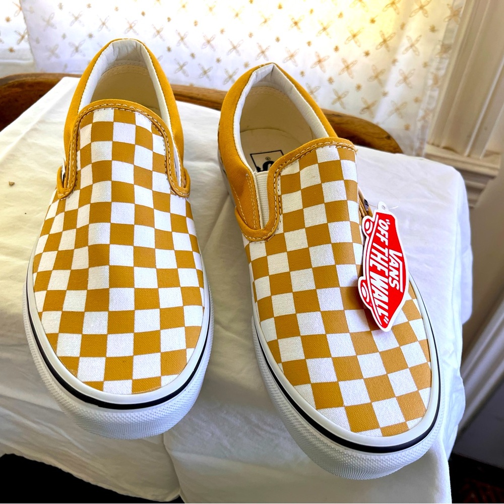 Vans Classic Slip On Checkerboard Skate Shoes